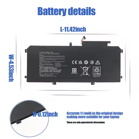 C31N1411 Laptop Battery For ASUS ZenBook UX305 UX305F UX305C UX305CA UX305FA U305 U305F U305L U305FA