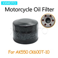 For KYMCO AK550 CK600T-10 AK 550 CK600T CK 600 10 Motorcycle Oil Filter Fuel Filter Element Accessor