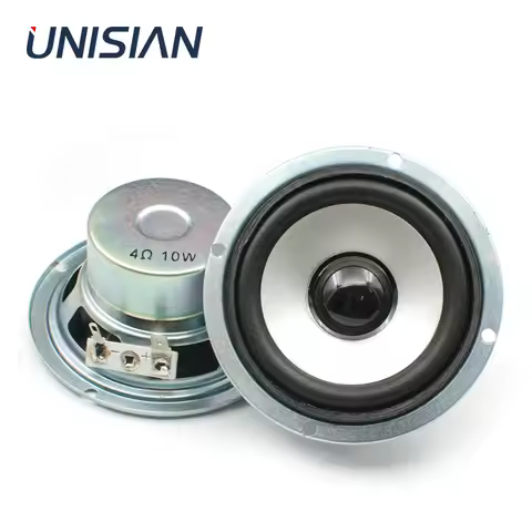 UNISIAN 3inch Full Range Speaker 4Ohm 10W Round HIFI full frequency Loudspeaker