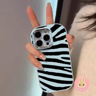 Korean Style Zebra Stripe Phone Case For OPPO A5 A3 Pro A3X A2 A1K Find X8S Plus X8 Pro X7 Ultra A12