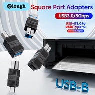 Elough USB 3.0 Printer Adapter USB-B 3.0 Male to USB A/Type C Female Printing Adapter For Printer Ha