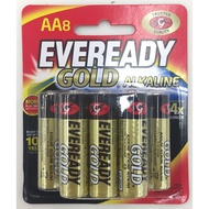 Eveready Gold Alkaline Battery AA (8pcs)