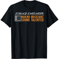 Funny Audio Engineer Sound Technician Guy Gift T-Shirt