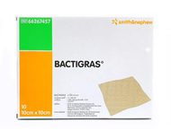 ผ้าก๊อซปิดแผลแบบฆ่าเชื้อ BACTIGRAS SMITH&NEPHEW 10 X 10 CM.