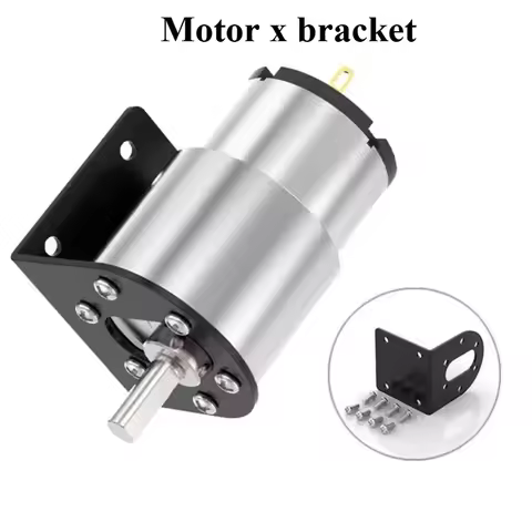 JGB37-520 12V 24V High Torque Gear Box Electric Motor New Gearmotor 5/10/20/30/45/60/100/200/300/600