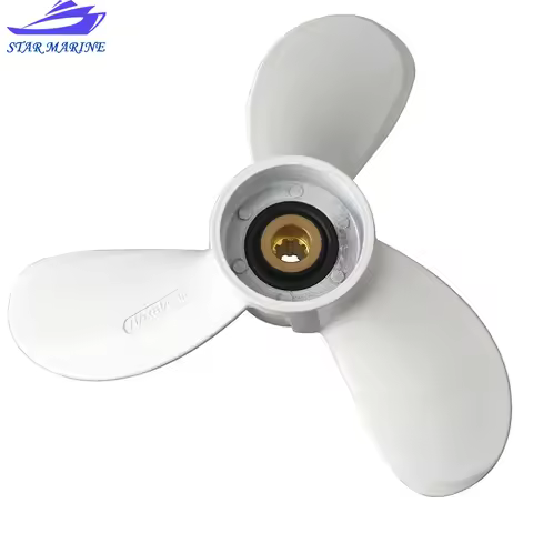 Aluminum Propeller 7 1/4x6-BS F2.5A/3A 7-1/4x6 6L5-45943-01-EL 9 Spline For Yamaha 3HP Outboard Moto