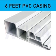 6FT 20mm( 3/4") to 50mm (2") PVC Wiring Casing | Electrical Casing | PVC Trunking Wire