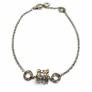 Excellent condition ▼ BVLGARI B.zero1 AU750 (WG) Chain Bracelet, Silver, Made in Italy, Weight 6.85g