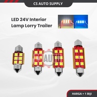 CS Led 24V smd Cabin Room Lamp Festoon Long light Bulb Bullet for Lorry Truck interior cabin light L