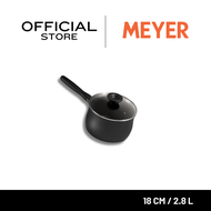 MEYER MIDNIGHT หม้อมีด้ามจับ hard-anodize ขนาด 18 ซม./2.8 ลิตร พร้อมฝา Saucepan (85072-TE12)