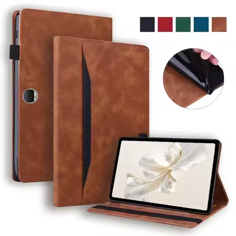 For Honor Pad 9 Case 2024 Fashion Wallet Stand Cover For Funda Honor Pad 9 12.1 inch Tablet Case Coq