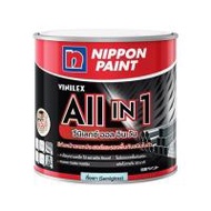 สีน้ำมัน NIPPON PAINT VINILEX ALL IN 1 #S914 สีดำ กึ่งเงา 1 แกลลอน (1197820)