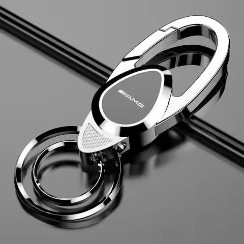 Metal Keychain Keyring Pendant For Mercedes Benz AMG W203 W206 W220 W205 W211 W212 W201 W210
