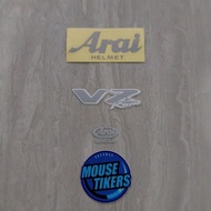 Sticker Accessories Helmet Package Arai Cuttink VZram Silver