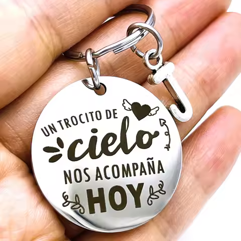 Spanish Keychain Un Trocito De Cielo Nos Acompana Hoy