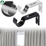 CHLIZ Curtain Rod Brackets Hanger for 1 Inch Rod Window Curtain Rod Support Curtain Rod Holder Rod Bracket