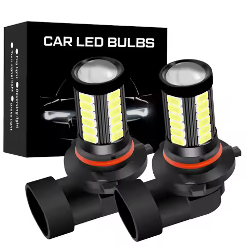 2x Car Fog Lamp H11 9006 HB4 Led Lamp 9005 HB3 H9 H8 H16 JP EU PSX24W PSX26W P13W White 6000K Fog Li