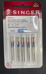 เข็ม เข็มเย็บผ้าซิงเกอร์ เข็มเย็บผ้า เข็มจักร ใช้กับจักรเล็ก เบอร์ 11-18 เข็มทองซิงเกอร์ เบอร์ 14 แพ็คละ 10 เล่ม ซิงเกอร์แท้ 100%