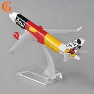 Diecast Metal Airbus 320 Aircraft Model Azul Brazilian Airlines Air Miniature A320 Plane Toy