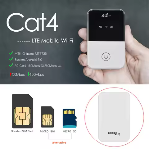 4G Wifi Modem Router 150Mbps 3 Mode 4G Lte Portable Pocket Car Mobile Wifi MIFI Wireless Broadband H