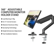 Computer Monitor Stand Monitor Bracket Dual Monitor Arm support up to 9 KG and 17-34 inch Computer M