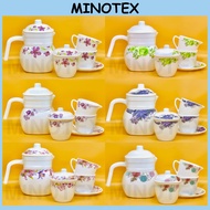Set Cawan dan Teko 17pcs / Tea Pot Set / Teko Air Panas Set Cawan / Set Teko / Teapot Set / Teko Kaca Tahan Panas/Teaset