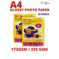 [ KODAK ] HIGH GLOSS PHOTO PAPER (A4/5R/4R/3R) A4 KODAK DRAWING PAPER 4R KODAK DRAWING PAPER 3R/ DRA