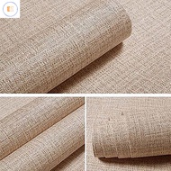 EZ 100cmx60cm Linen Self adhesive PVC Waterproof Wallpaper Stickers Home Decor Living Room Bedroom