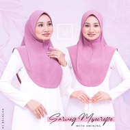 Tudung Sarung Mosecrepe Awning by H&H Exclusive