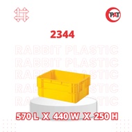 45 Liter Rabbit 2344 Plastic Container Box Large Container Box 49 x 37 x 24 cm Storage Box Multipurp