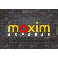 Maxim Express Cutting Sticker Size 15 Cm for Motorcycles