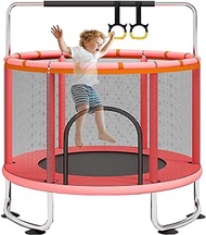 60'' Trampoline for Kids, 5FT Recreational Trampoline, Mini Baby Toddler Small Trampoline, Indoor/Outdoor Kids &amp; Adults Trampoline with Enclosure Net for Boys Girls Christmas Birthday Gifts