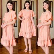 HEATHER 1069 KIDS BELL SLEEVE DRESS FIT FROM 9-14YRS OLD