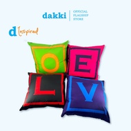 Dakki 16"x16" Stamp Throw Pillow