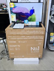 💥$3800 全新原廠東芝 TOSHIBA 32" 32V35NK 32V35 V35NK 電視機 TOSHIBA 32吋 SMART TV Google TV v35nk 32v35