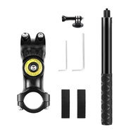 EZShopping PINGWEN Clamp Bracket Mount Motorcycle Monopod Selfie Stick Insta360 - 556PU817