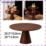 [chiwanji4x] Wood Cake Stand Dessert Stand Cupcake Stand Cake Pedestal Stand for Wedding Party