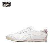 Onitsuka Tiger Mexico 66 Retro Comfort Running Shoes Unisex Leather Sport Sneakers for Men Women Ladies Walking Jogging Shoe White Pink Green Tail