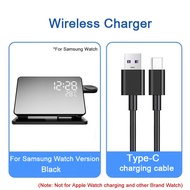 ZUZG 15W 4 in 1 Wireless Charger For iPhone 16~12 Series Samsung Galaxy S25 S24 S23 S22 Alarm Clock