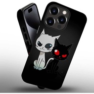 for iPhone 13 Pro Max Case,Snuggle Two Cats for iPhone 13 Pro Max Cases 2 in 1 Hard Shell + Silicone
