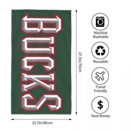 Milwaukee Bucks NBA1 Champion (4) Absorbent Towel Square Towel Face Towel Beach Hand Towel Bath Towe