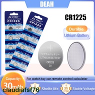 CR1225 CR 1225 3V 30mAh Lithium Battery LM1225 BR1225 KCR1225 Button Coin Cell For Toy Car Remote Co
