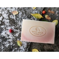 【皂章A42】玫瑰皂章 Rose 圓框 壓克力皂章 Acrylic Soap Stamp