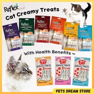Reflex Care+ Cat Creamy treats Creamy Cat Treat Healthy Cat Snack Cat Stick Cat Wet Food Jajan Makan