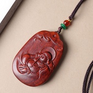 Creative Maitreya Buddha All Things Go Well Peace and Joy Duck Couple Sweater Chain Necklace Pendant