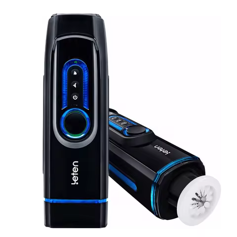 Leten High Speed Piston Masturbation Cup Heating Voice Thrusting Rotating Modes Male Stroker Electri