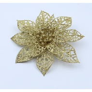 A47 GLITTER FLOWERS Christmas decoration accessories