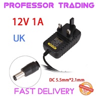 AC to DC 5.5mm*2.1mm 12V 1A Switching Power Supply Adapter