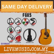 Yamaha Red Label FGX5 Acoustic-Electric Guitar with Hardcase - Natural ( FGX-5 ) MADE IN JAPAN