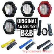 sports watch ◘() Original Casio G-shock AW-590 AW-591 G-7700 Replacement Watch Band.